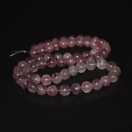 Rare long strand Super Seven Melody / Auralite Amethyst Beads