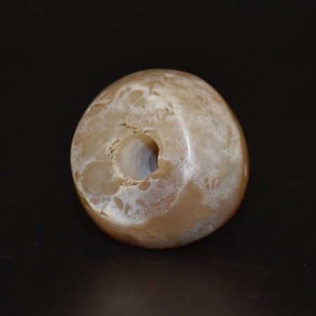 Large ancient islamic bicone Chalcedony Agate Bead