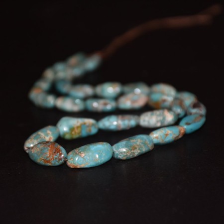 Strand with rare quality Nevada Turquoise Beads