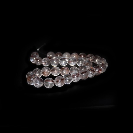 Strand Copper Rutilated Rock Crystal Beads