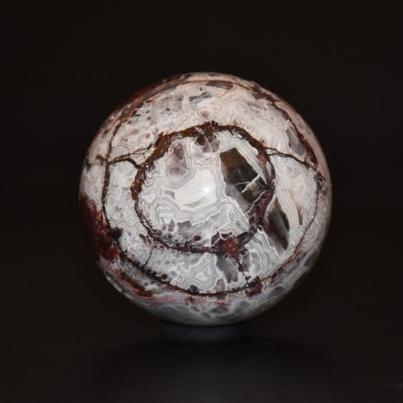 Large Crazy Lace Agate Sphere