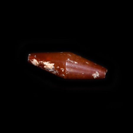 Rare ancient long bicone Carnelian Bead