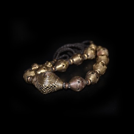 Ashanti Brass Bead Necklace