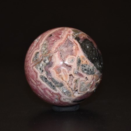 Rare Rhodochrosite Stalactite Sphere