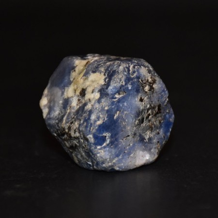 Large blue hexagonal Sapphire Crystal