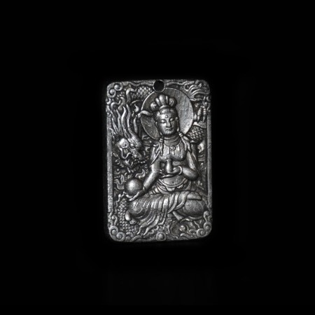 Aletai Meteorite Buddhism Amulet Pendant
