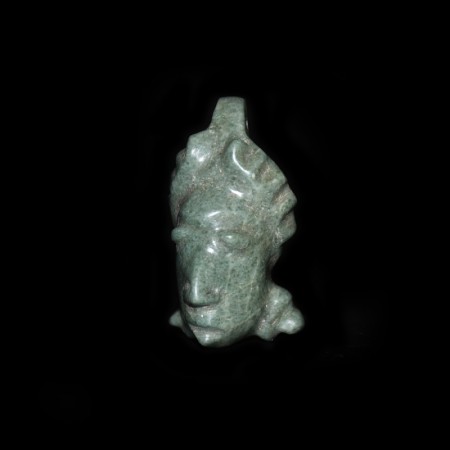 Mayan Style Jade Amulet