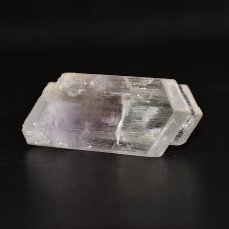 Rare double-terminated Kunzite two-point Crystal