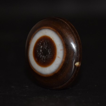Rare antique tibetan Goat Eye / Eye Agate Bead
