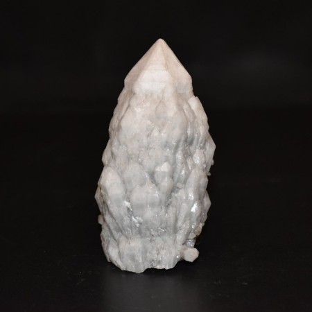 Terminated white skeletal Crystal from Mongolia