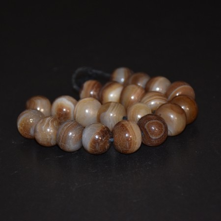 Old banded tibetan agate beads