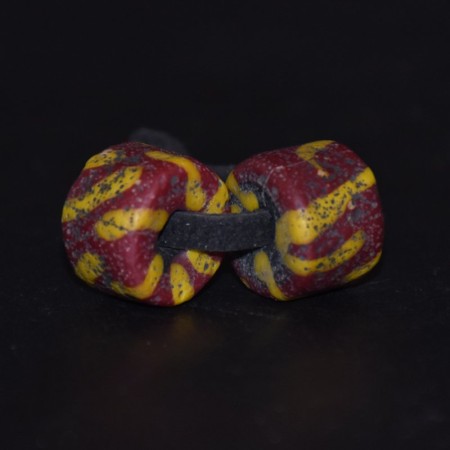 Matching pair large Ancient Islamic Glass Beads