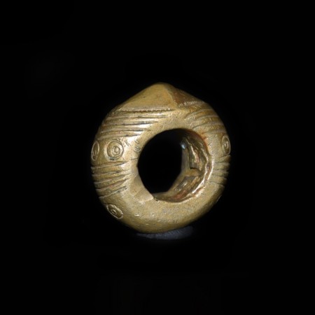 Massive antique african Akan Brass Ring