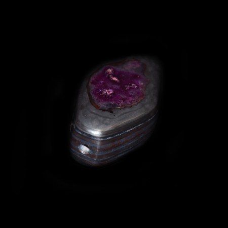 Huge Sugilite / Richerite / Bustamite Diamond Shaped Bead