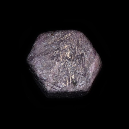 Huge purple hexagonal Sapphire with Record Keepers