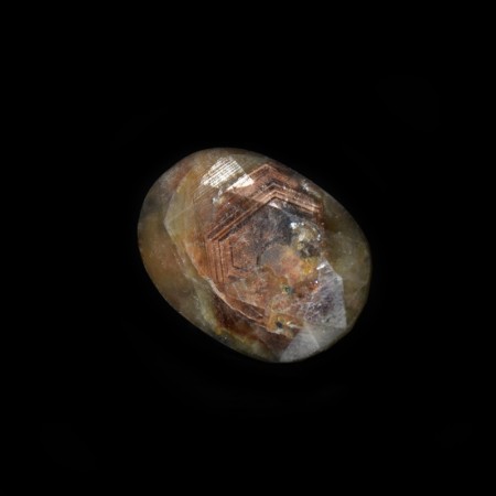 Golden Sapphire Cabochon from India