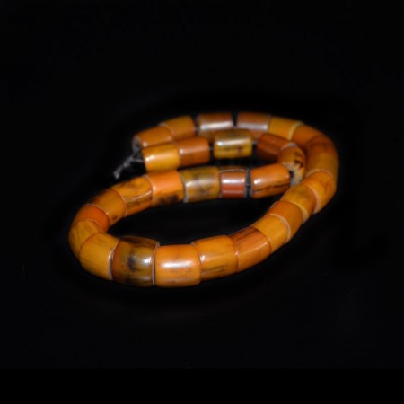 Antique simulated Amber beads