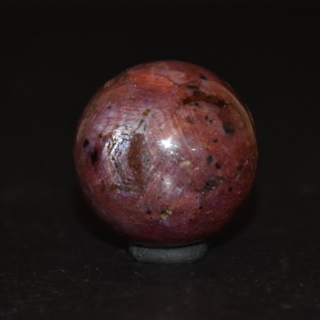 Star Ruby Crystal Sphere from India