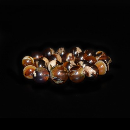 Indonesian round Amber Beads