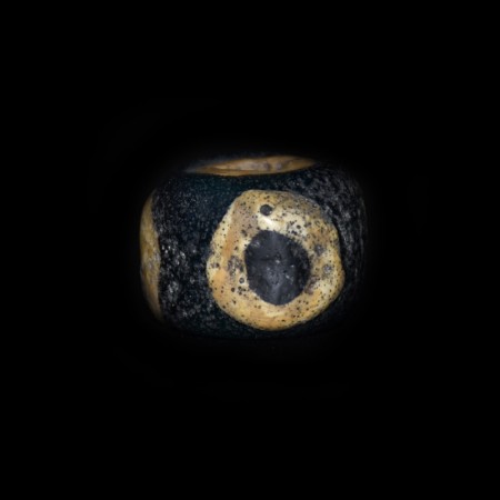 Ancient Islamic 3 Eye Glass Bead