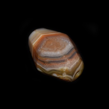 Antique facetted Eye Agate Bead