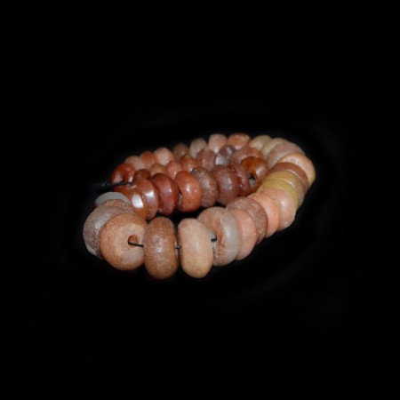 Graduated Strand of neolithic Carnelian Beads