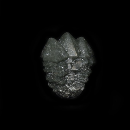Terminated triple green skeletal Rock Crystal 