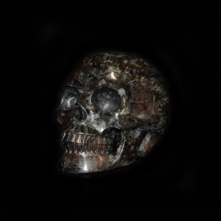 Arfvedsonite Stone Skull