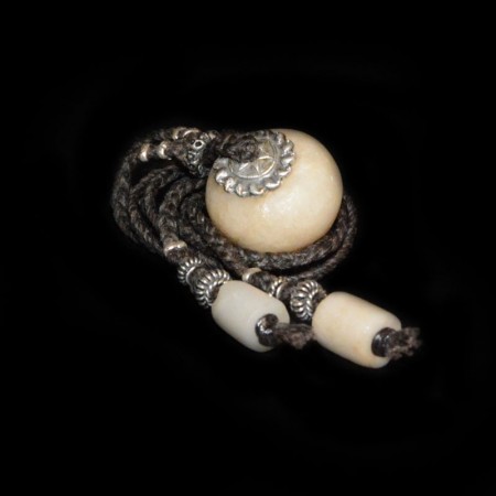 Ancient white Quartz Bead Necklace