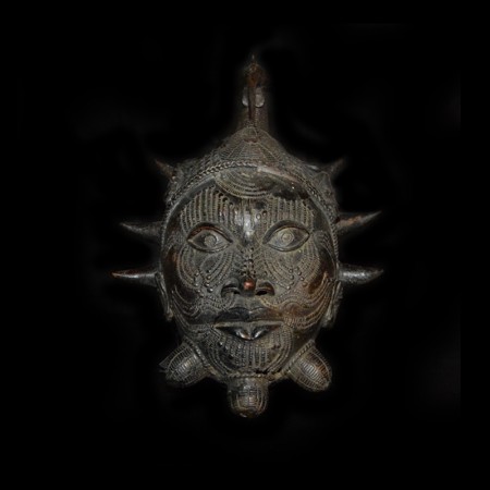 Benin Bronze Mask