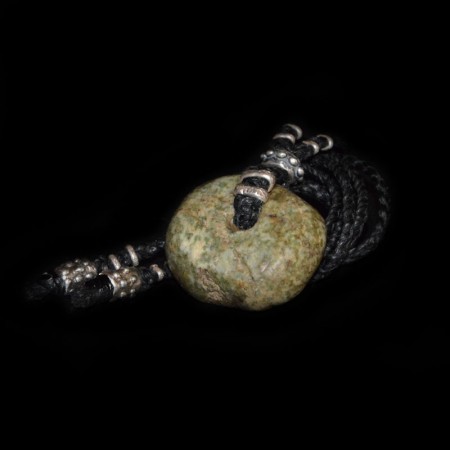 Pre-Columbian Jadeite Bead Necklace