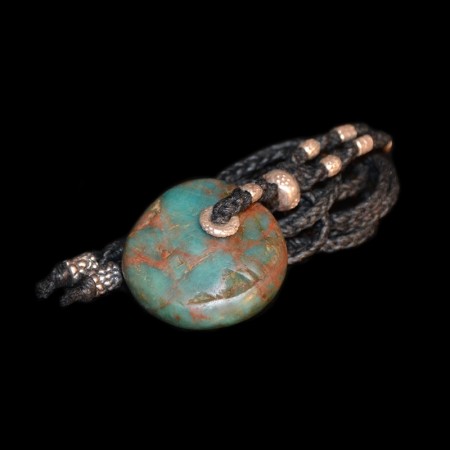 Antique Amazonite Bead Talisman