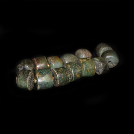 Antique Serpentine Beads, Marocco