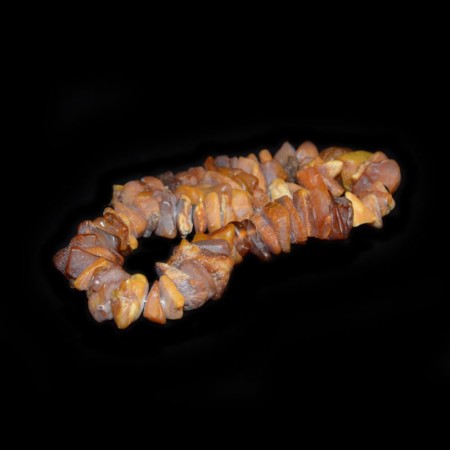 Antique Amber Chip Beads