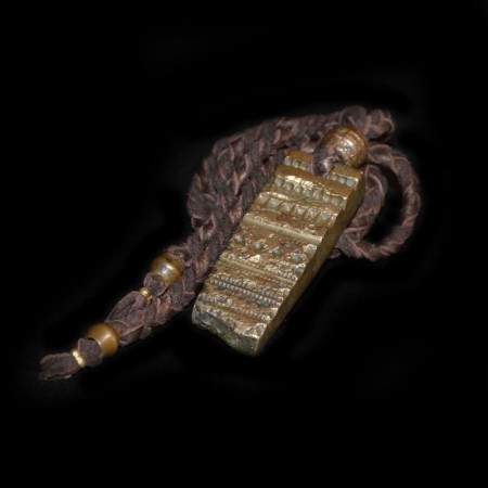 Antique Indian Bronze Jewellery Mold Amulet