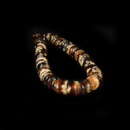 Long strand of natural Amber Beads