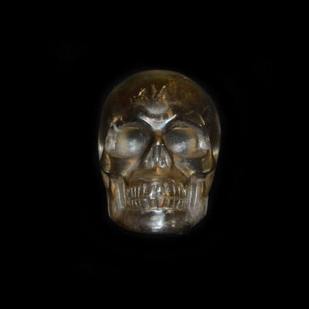 Citrine Crystal Skull