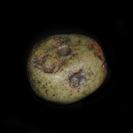 Ancient Green Amazonite Bead