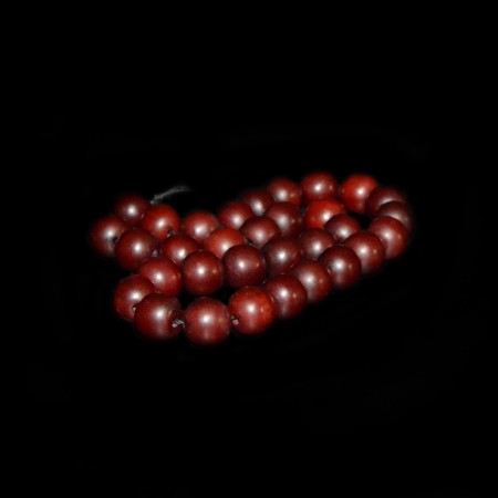Antique red simulated Amber Beads
