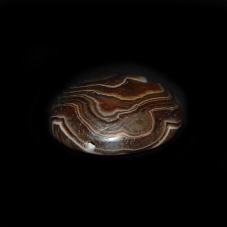 Banded old Agate "Goat-Eye" Bead
