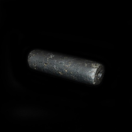 Rare Precolumbian Hematite Tube Bead
