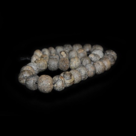 Old Fossil Beads from Indonesia