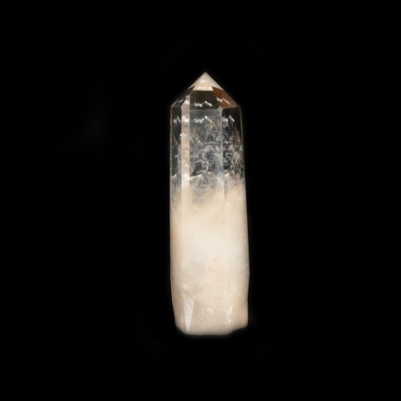Polished Angel Feather Rock Crystal Point