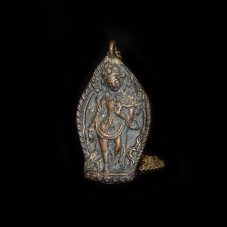 Antique tibetan Bronze Amulet