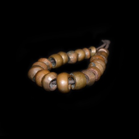 Rare antique tribal Bronze Beads