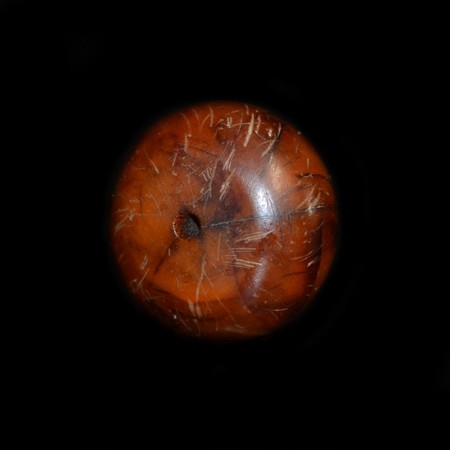 Antique Simulated Amber Bead