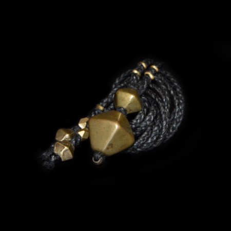 Khond Tribe Bronze Bead Amulet Necklace