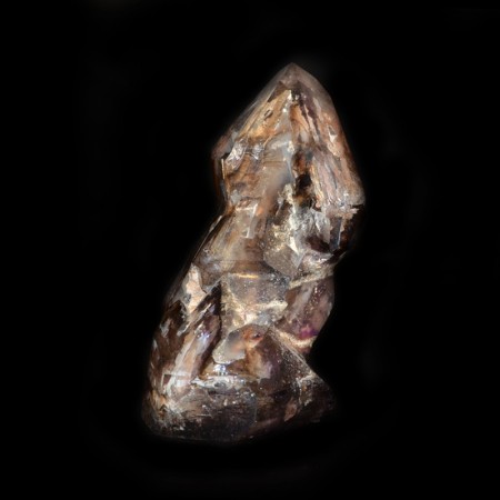 Phantom Amethyst / Rock Crystal Point from Madagascar
