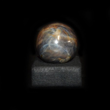 Sapphire Sphere on Stand