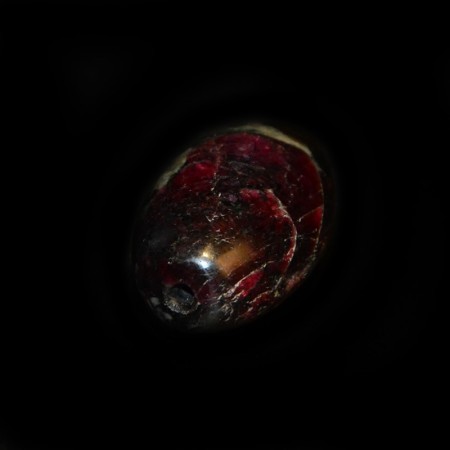 Large oval Eudialyte Bead